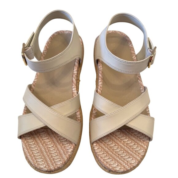 Vionic Mar Size 7.5 Strappy Platform Sandal - Cream NWOB $135 - Picture 2 of 12